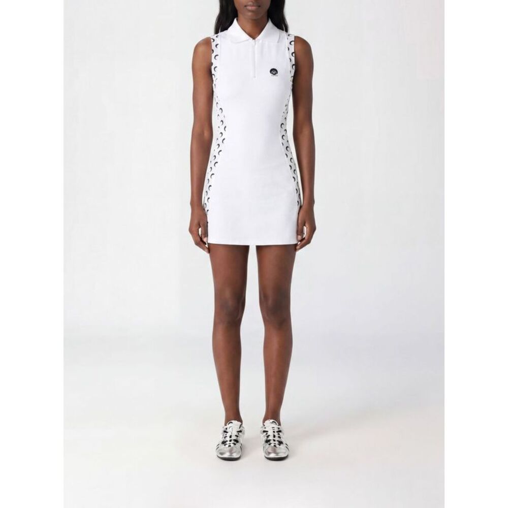 Marine Serre Dress Woman White